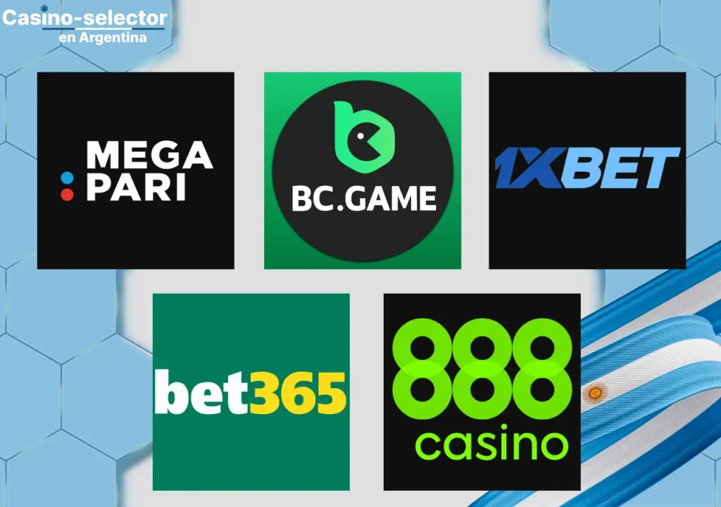 Ranking de las mejores plataformas de juego con licencia en Argentina.