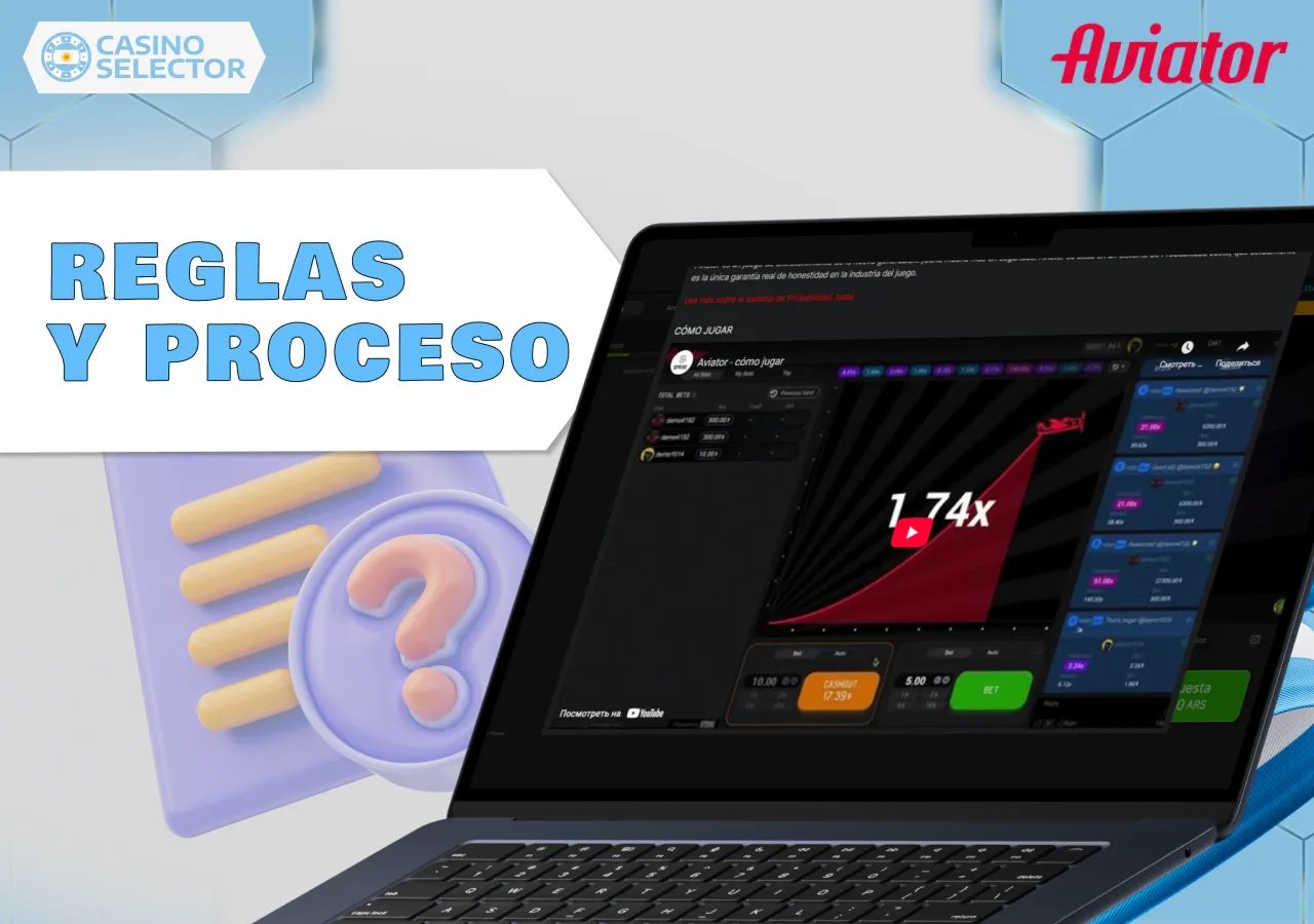 Reglas del juego Aviator: principios básicos, mecánica de apuestas y características de las rondas.