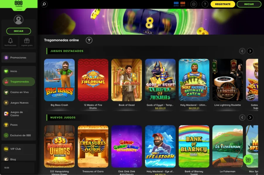 888 casino screen casino